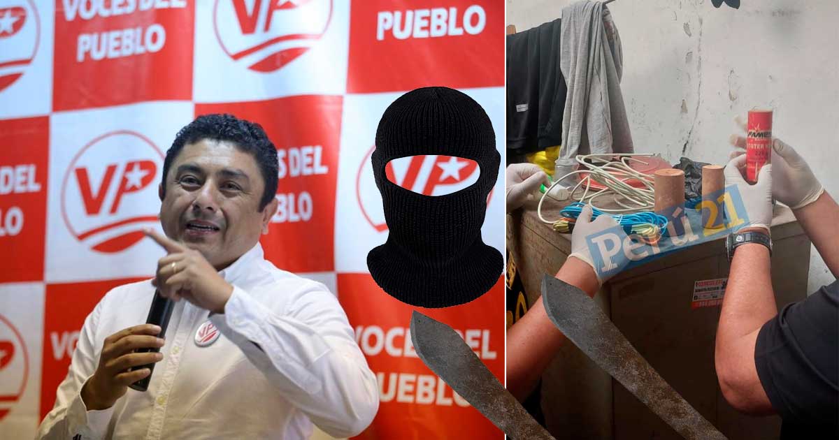 Encuentran dinamita, machetes, pasamontañas en local político de Guillermo Bermejo