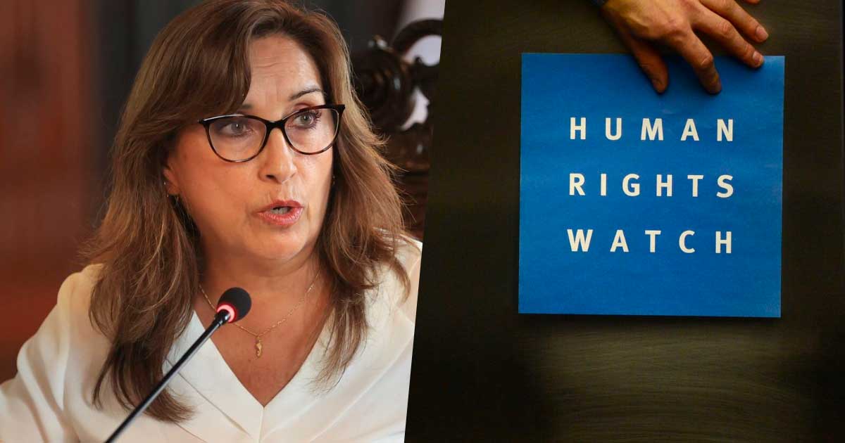 Boluarte sobre informe de Human Rights Watch: “Es solo una ONG” | VIDEO