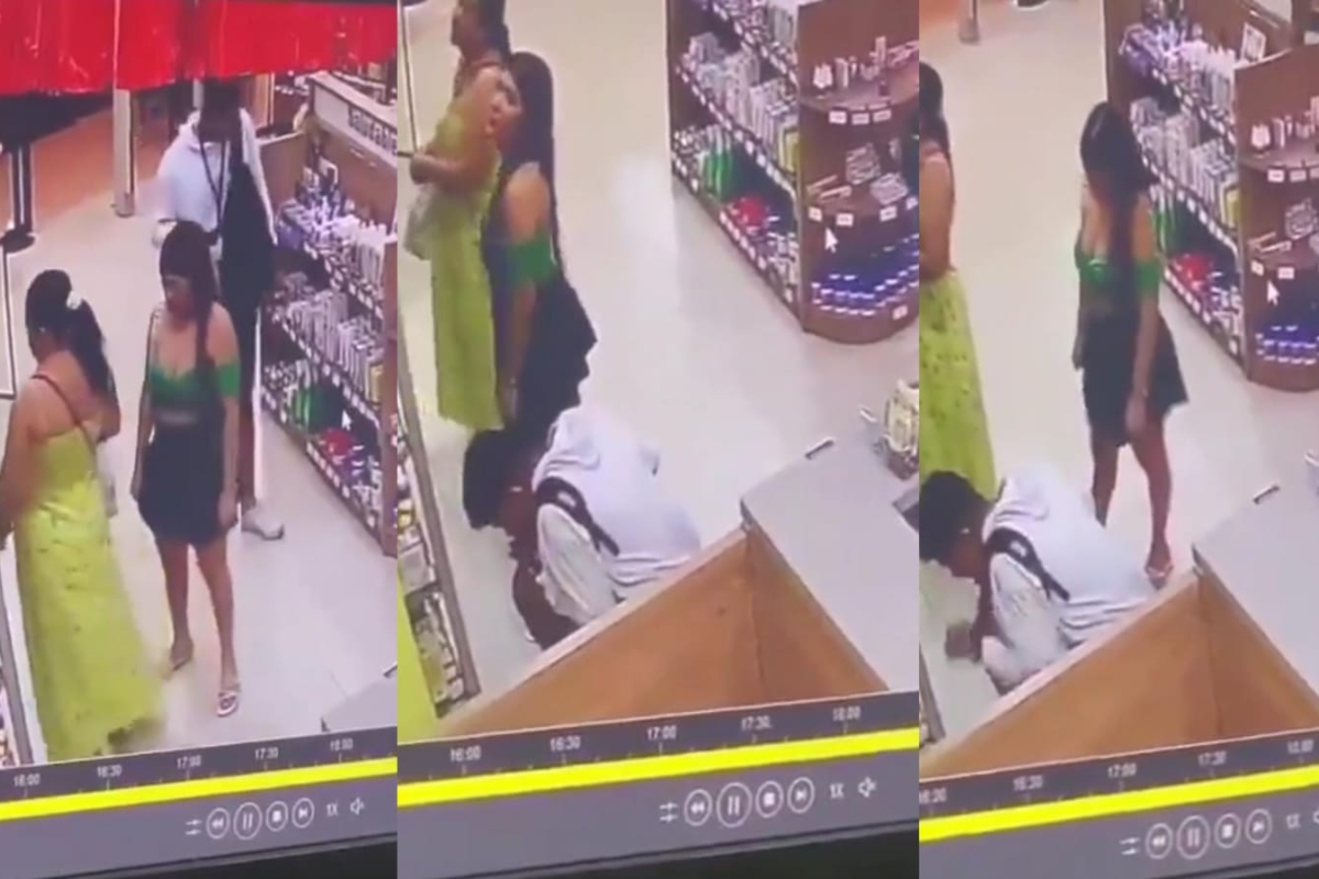 VIDEO: Hombre graba por debajo de la falda a una mujer en la Gran Plaza