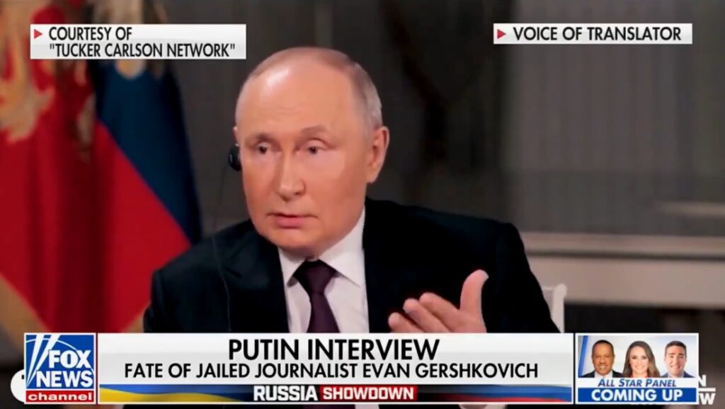 Ola de memes de la revancha de Tucker Carlson sobre Fox News tras su entrevista con Vladímir Putin