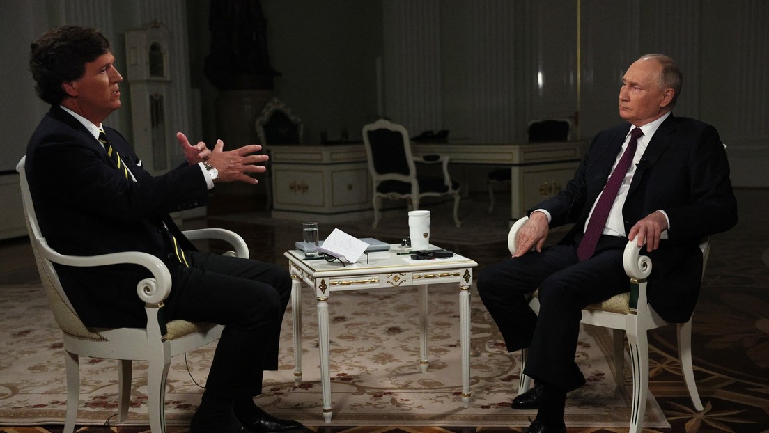 Moscú: En Washington «se pusieron histéricos» ante la entrevista de Putin con Carlson