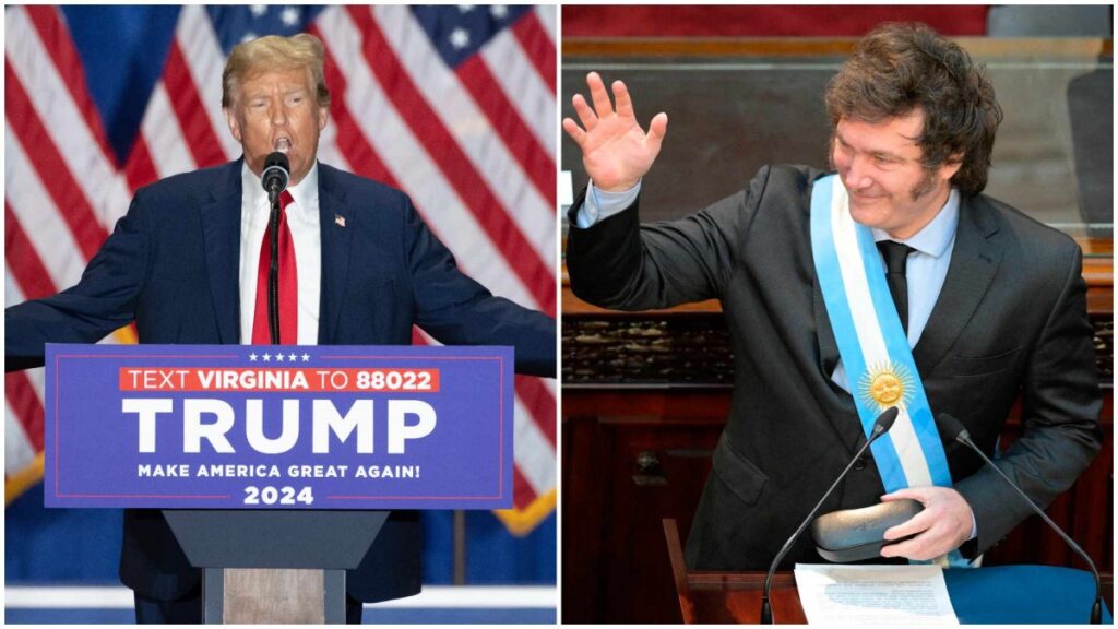 «Lo amo porque me ama»: Donald Trump elogia en público al presidente argentino Javier Milei