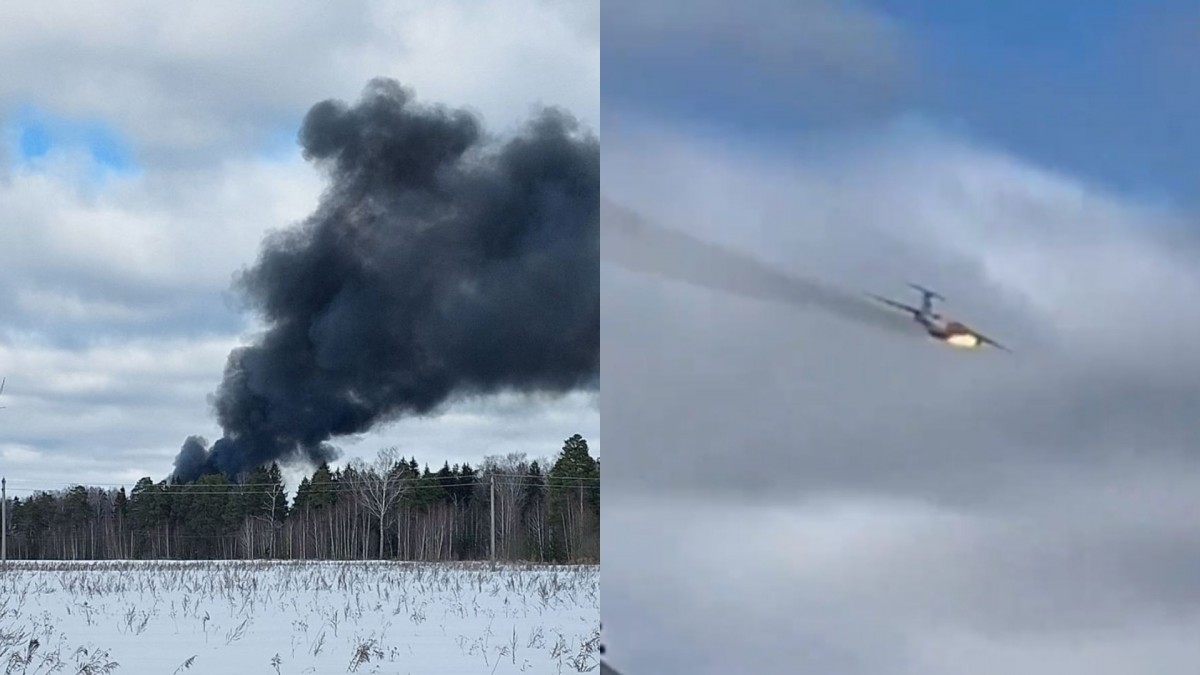 Avion militar ruso se estrella cerca de Moscú: Todos los pasajeros murieron