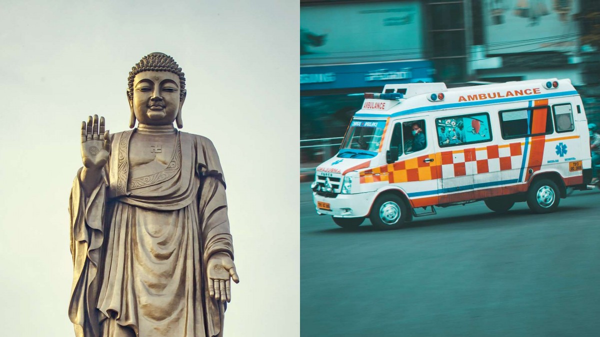 Rompió parte de un templo budista, resbaló y murió tras chocar contra una estatua de Buda