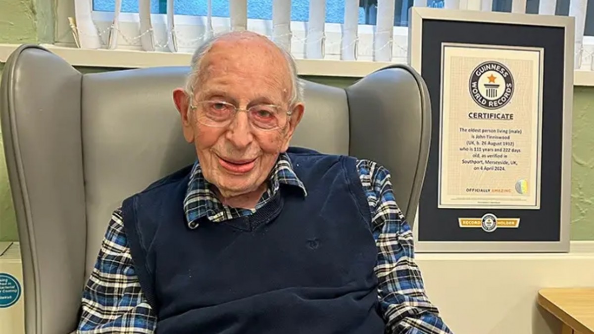 Hombre más viejo del mundo según los récords Guinness reveló sus «secretos» para llegar hasta los 111 años de edad