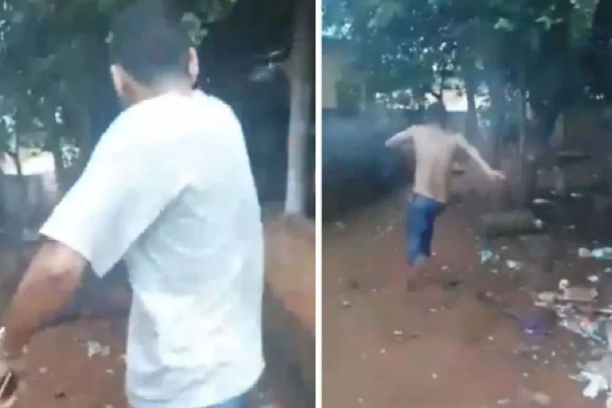 VIDEO: Suegro mata a su yerno que atacaba a su hija con un arma blanca