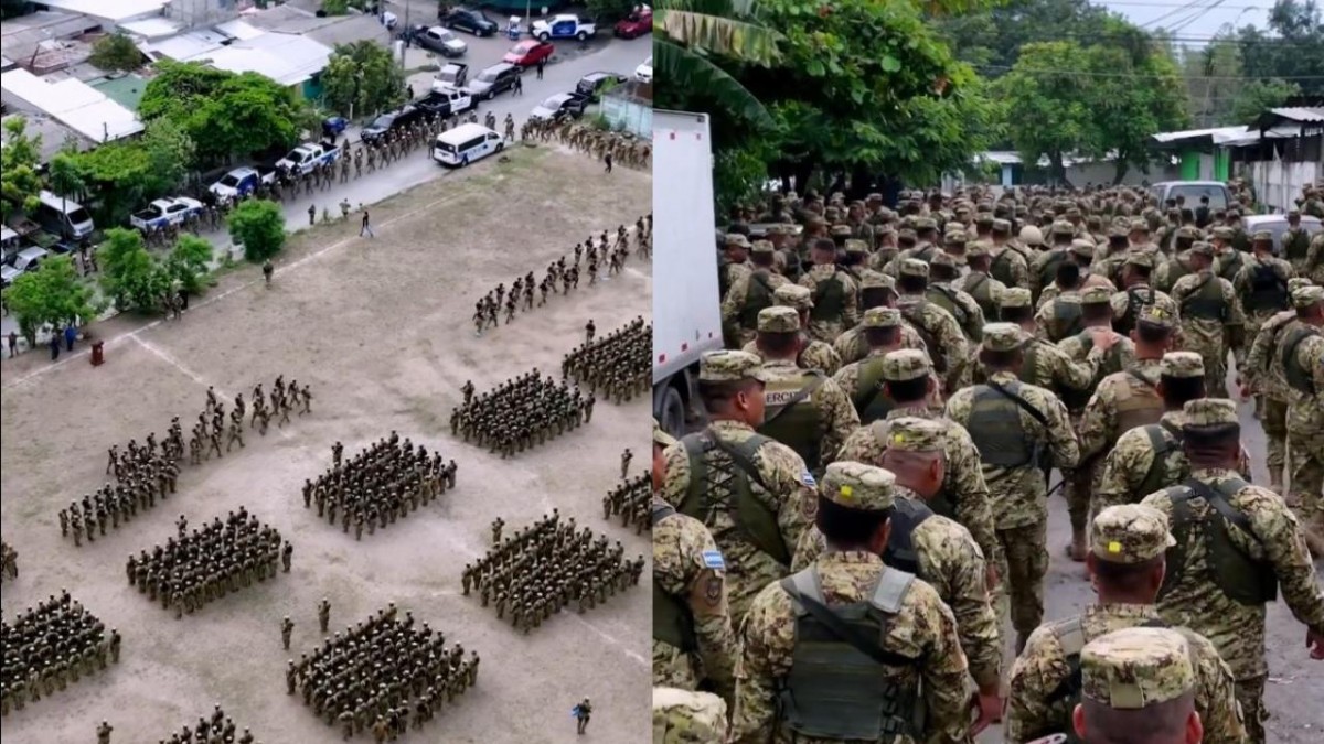 Nayib Bukele despliega 2.000 soldados y 1.000 policías para instalar «un cerco de seguridad» en barrios de El Salvador