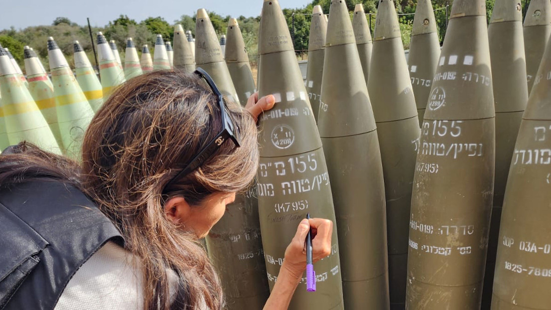 «Acaben con ellos»: Nikki Haley firma proyectiles israelíes utilizados contra Gaza