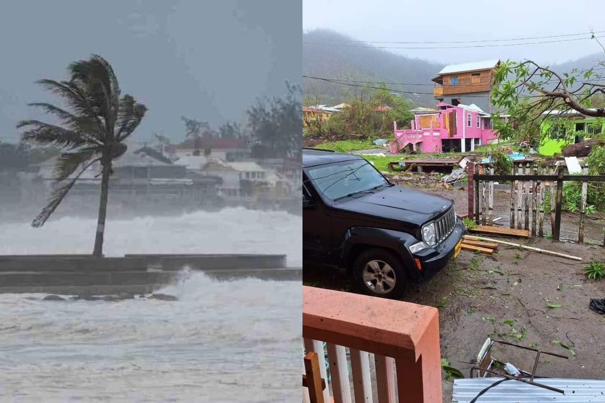 VIDEO: Huracán Beryl golpea la Isla Carriacou siendo categoría 4