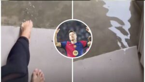 Inundaciones afectan a Lewandowski: Video muestra cómo quedó la casa del jugador del Barcelona tras paso de la DANA