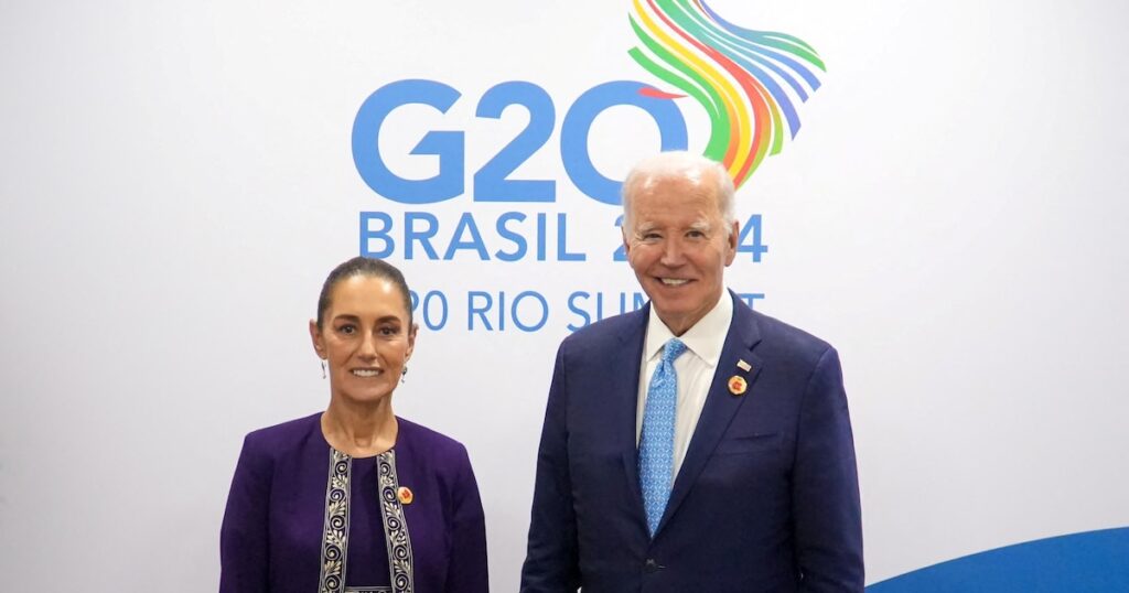 Joe Biden y Claudia Sheinbaum se reunieron por primera vez: la inmigración y la seguridad en la frontera fueron los temas clave