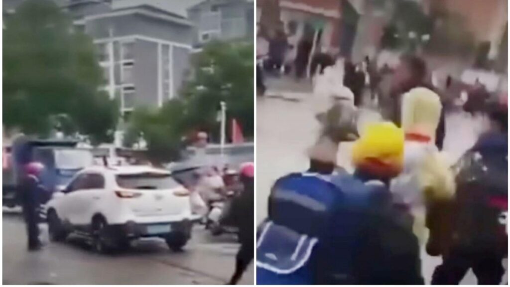 Video muestra nuevo atropello masivo en China: Vehículo embistió a un grupo de niños afuera de un colegio