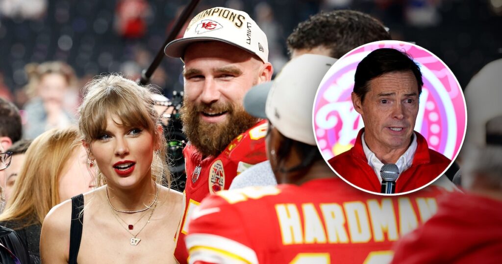 “No es marketing, es amor”: el presidente de los Chiefs aclara rumores sobre la relación de Taylor Swift y Travis Kelce