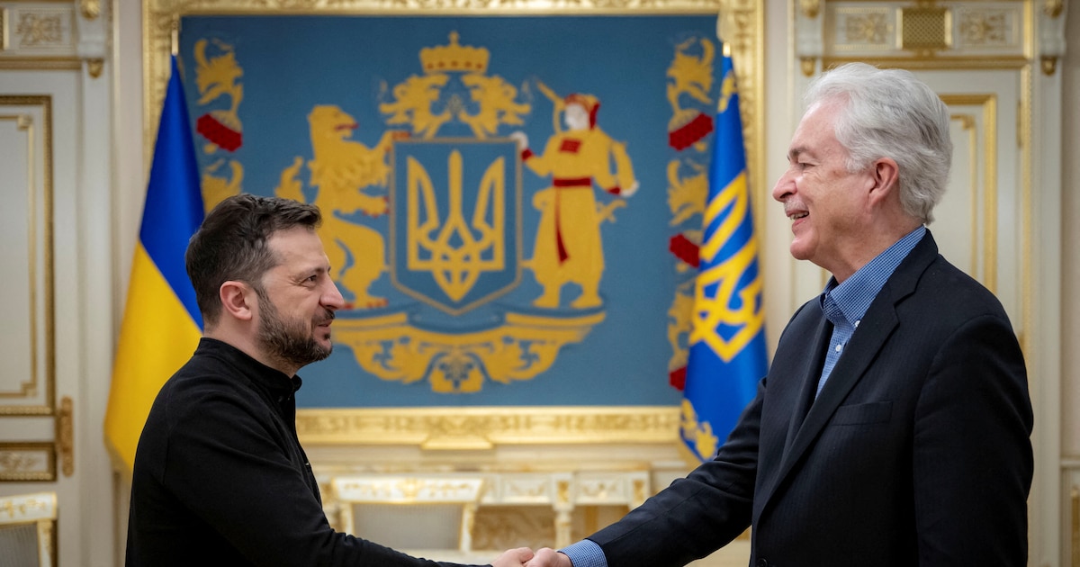 Volodimir Zelensky reveló que se reunió con el jefe de la CIA en Ucrania