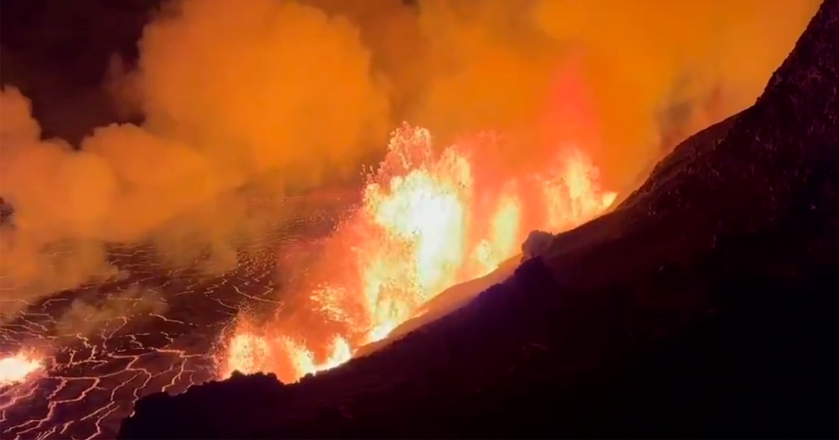 El volcán Kilauea entró en erupción en la Isla Grande de Hawái