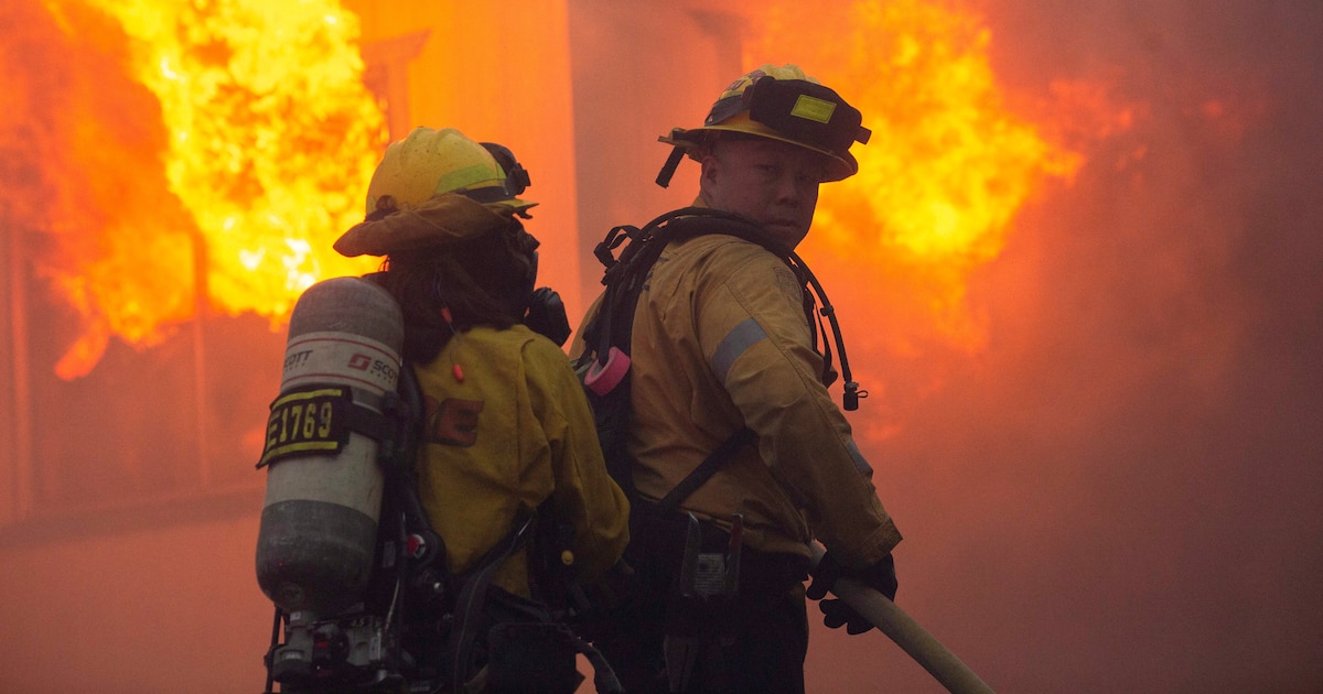 El gobernador de California activó el estado de emergencia ante el avance del incendio forestal en Pacific Palisades