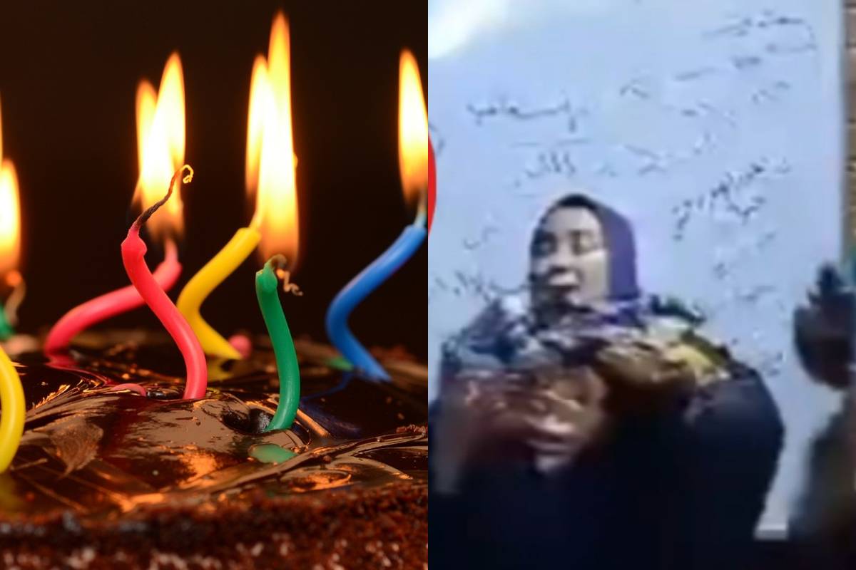 VIDEO: Alumno prende fuego a su maestra en su cumpleaños