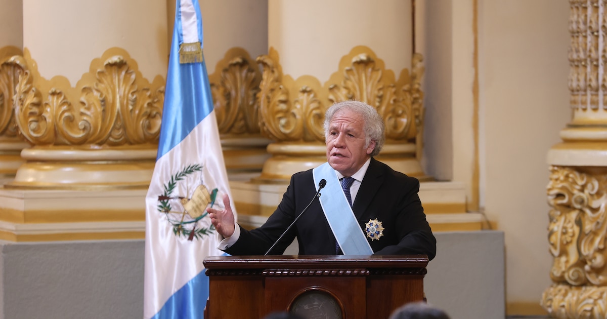 Luis Almagro: “Si la democracia se respetara, Edmundo González Urrutia sería presidente de Venezuela”