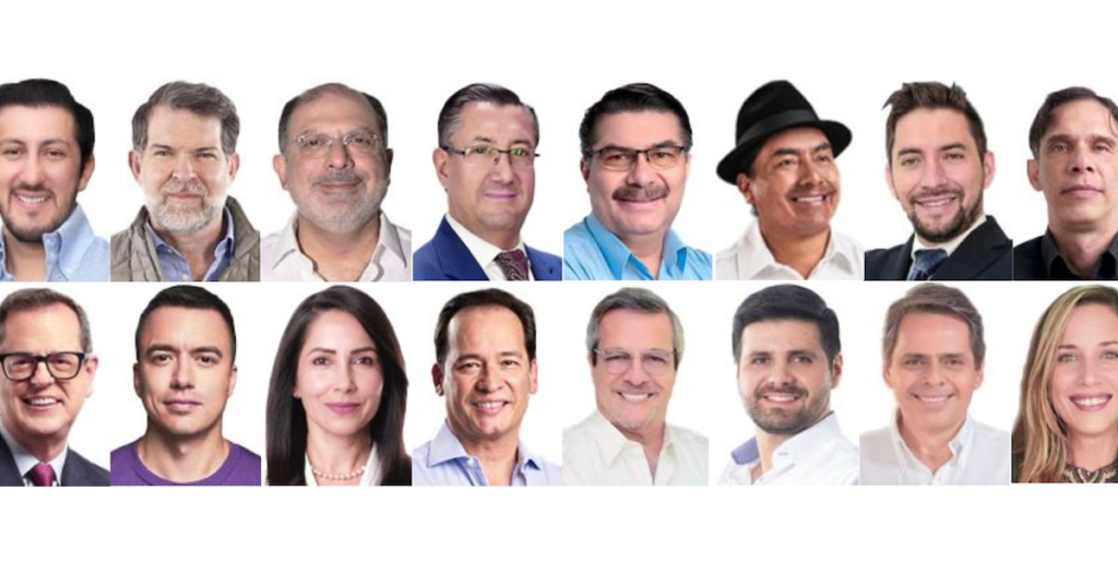 Elecciones Ecuador: Estos son los 16 candidatos presidenciales