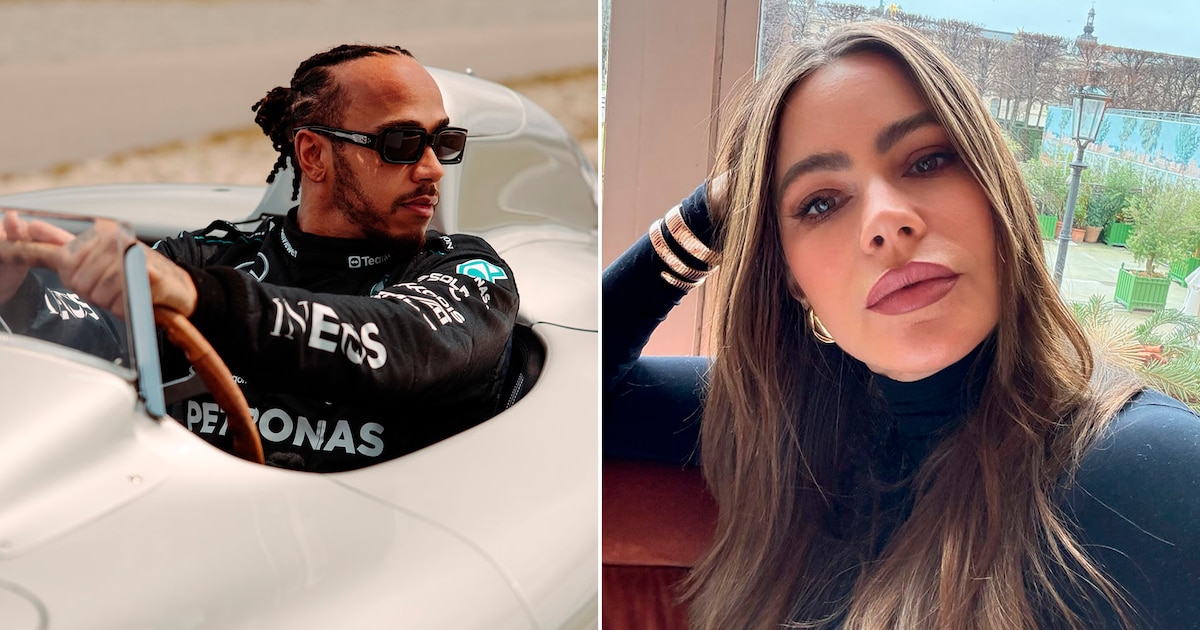 Lewis Hamilton tuvo una cita con la estrella colombiana Sofía Vergara y alimentó los rumores de romance