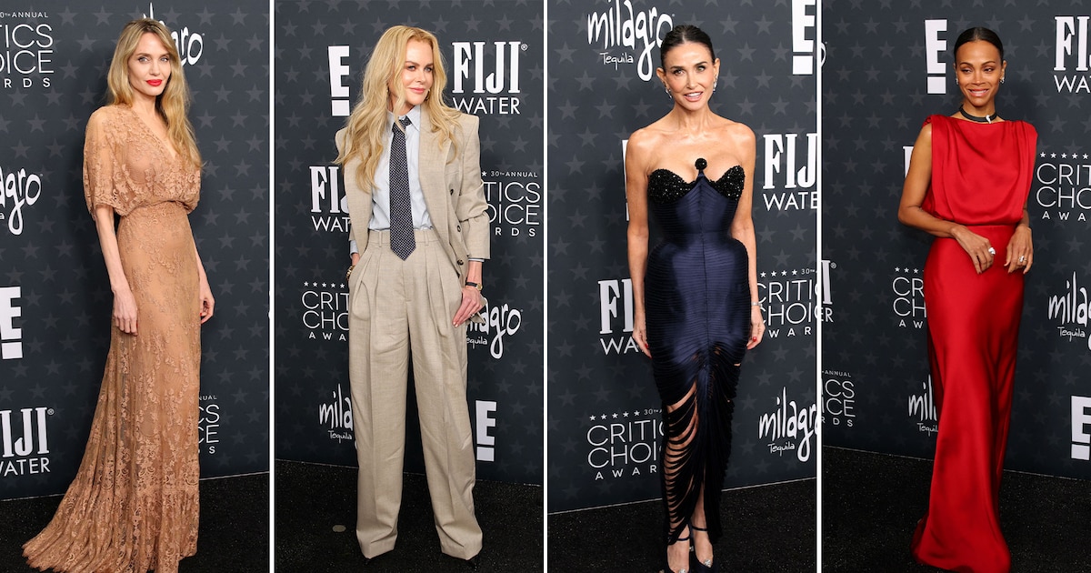 Critics Choice Awards 2025: los looks más impactantes de la alfombra roja