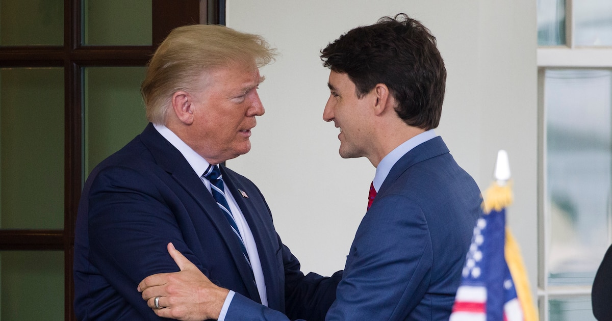 Justin Trudeau y Donald Trump conversaron sobre los progresos en la lucha conjunta contra el narcotráfico y la migración irregular