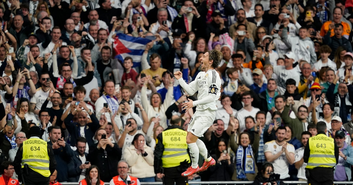 El golazo de Luka Modric al que catalogaron como la mejor obra desde la reinauguración del Santiago Bernabéu