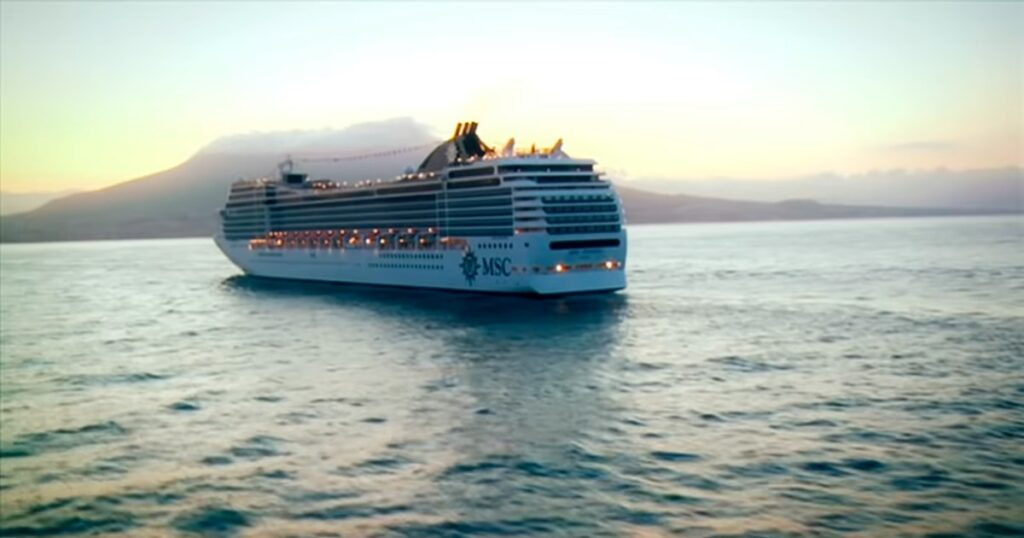 Cayó al agua el camarero de un crucero que salió desde Uruguay rumbo a Camboriú