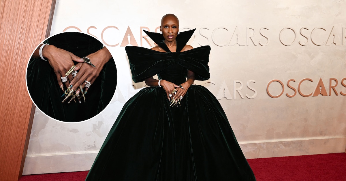 La manicura de Cynthia Erivo en los Oscar 2025: un guiño a Wicked y El Mago de Oz