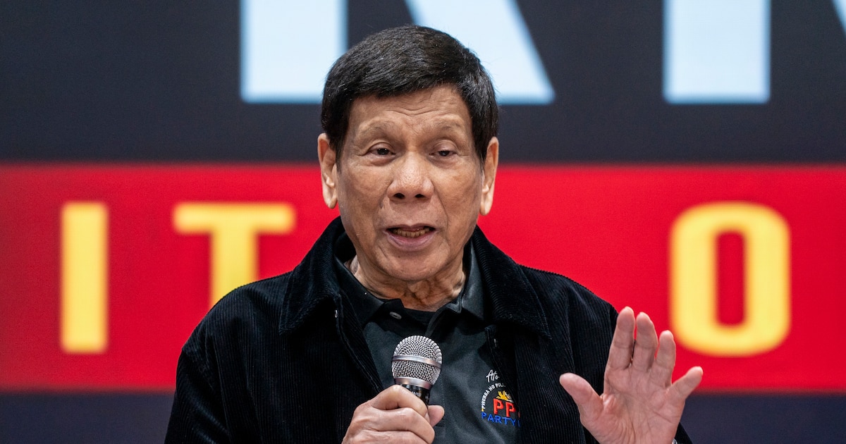 Rodrigo Duterte fue arrestado en el aeropuerto de Manila tras una orden emitida por la Corte Penal Internacional