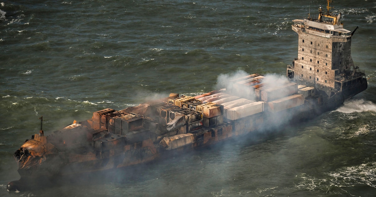 El capitán del barco carguero que impactó al petrolero que llevaba combustible para el Ejército de EEUU es ruso y fue detenido