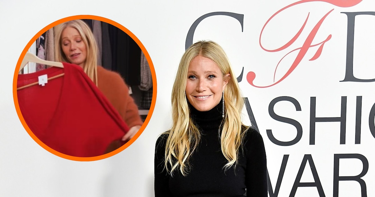 Gwyneth Paltrow abrió las puertas de su lujoso vestidor con valor de un millón de dólares