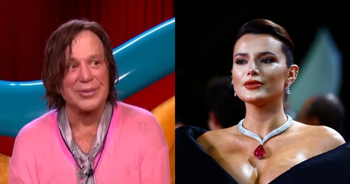 Mickey Rourke se pronuncia por primera vez ante las acusaciones de abuso de Bella Thorne
