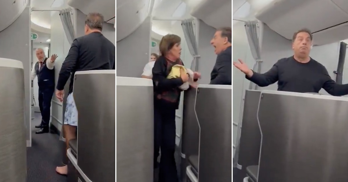 Dramático incidente en un vuelo: una pasajera brasileña intentó ingresar a la cabina del piloto y fue tacleada