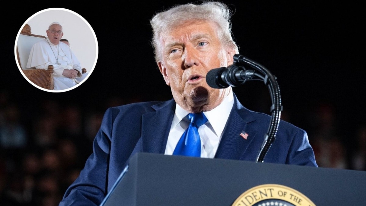 Donald Trump publica una imagen que lo muestra vestido como el fallecido papa Francisco
