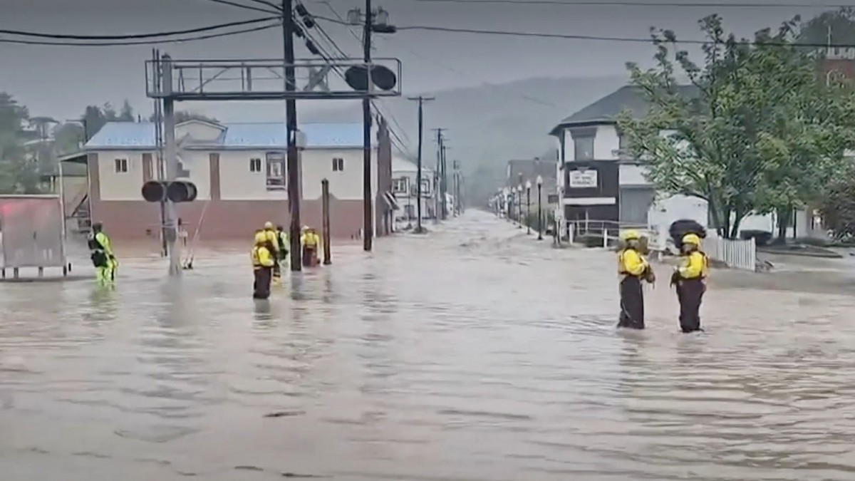 Dramáticas imágenes muestran inundaciones en Estados Unidos tras lluvias torrenciales