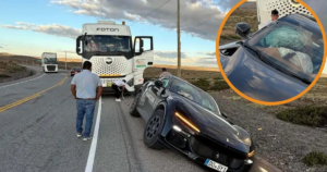 Ferrari de más de un millón de dólares sufre grave accidente en Perú durante su épica travesía de 30.000 kilómetros hacia Alaska