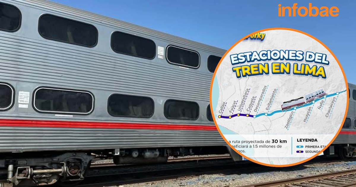 Este será el recorrido y las estaciones de los trenes Caltrain de López Aliaga: vagones cubrirán la ruta Lima – Chosica
