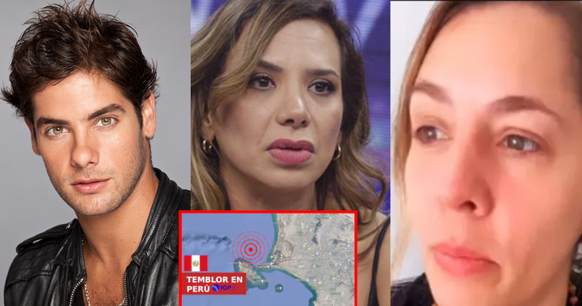 Andrés Wiese, Mónica Cabrejos, Ana Paula Consorte y más figuras se mostraron aterrados por fuerte sismo de 6.1 grados
