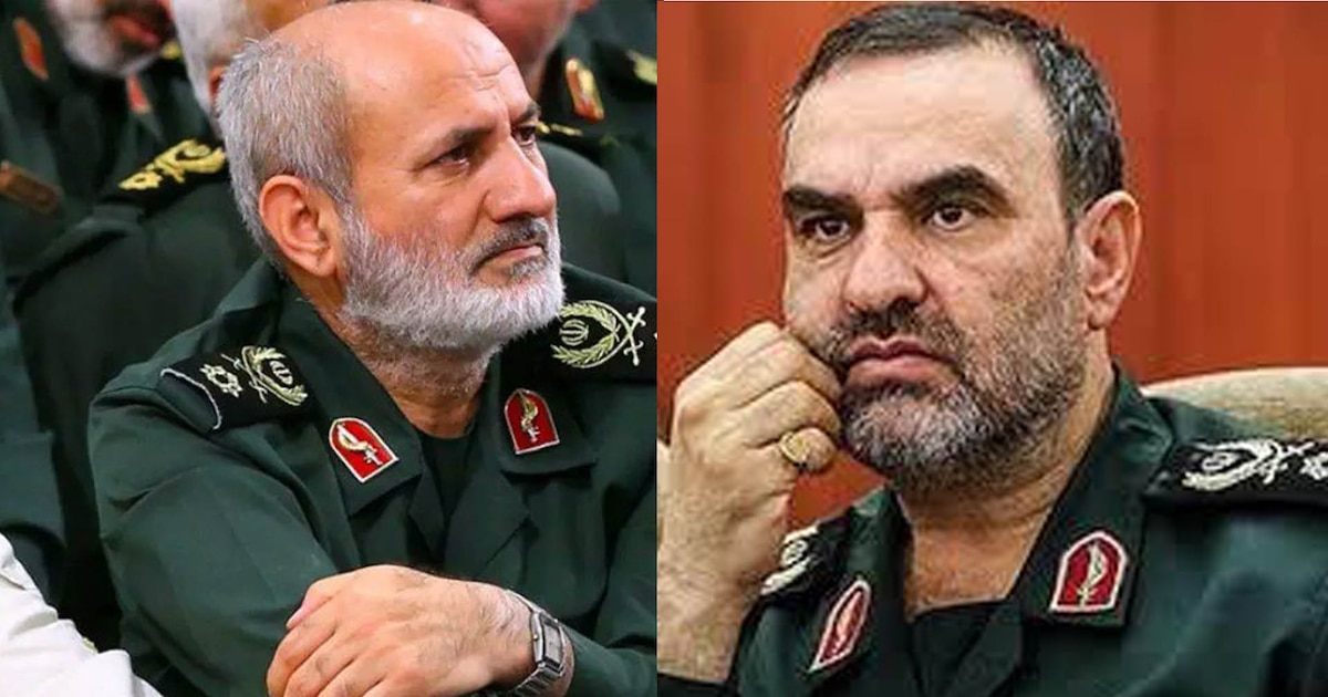 El jefe de Inteligencia de la Guardia Revolucionaria iraní y su adjunto murieron en un bombardeo israelí en Teherán