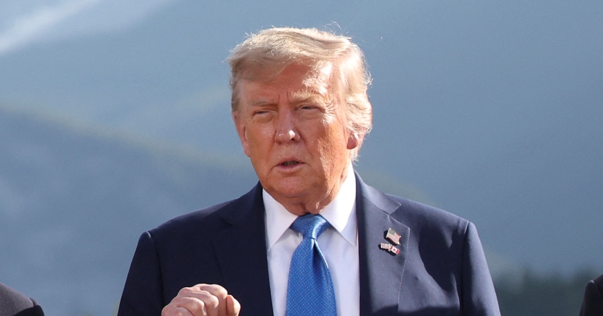 Trump negó que su salida anticipada del G7 en Canadá esté relacionada con un posible alto el fuego entre Israel e Irán