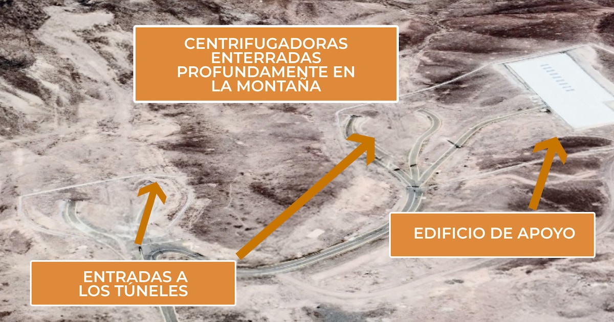 Defensas rusas, túneles secretos y material tóxico: así es Fordow, el impenetrable bastión nuclear en las montañas de Irán