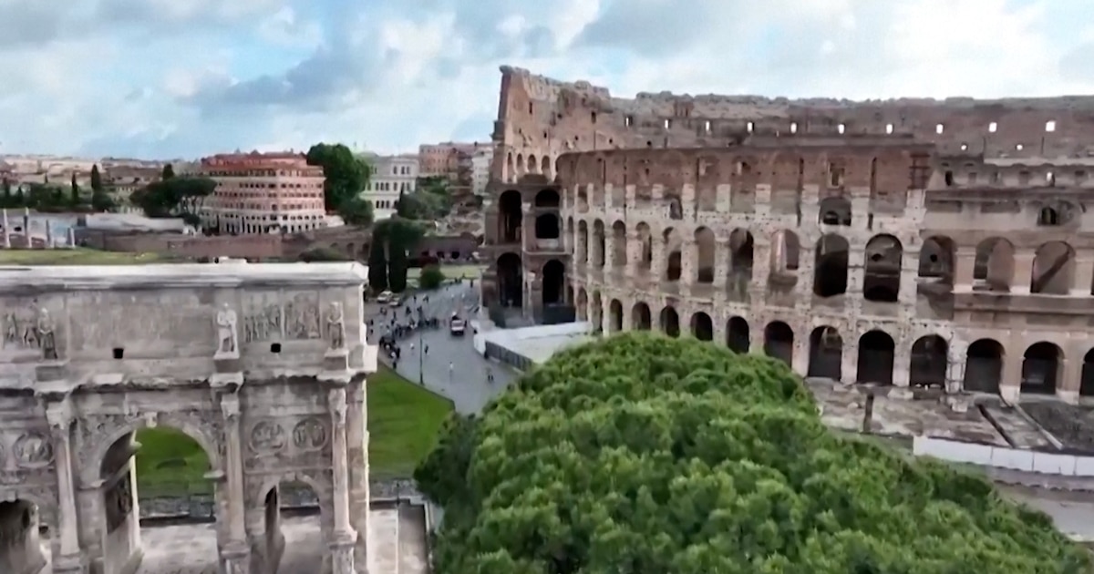 Monumentos, plazas y jardines: un video desde un drone revela detalles del epicentro de Roma