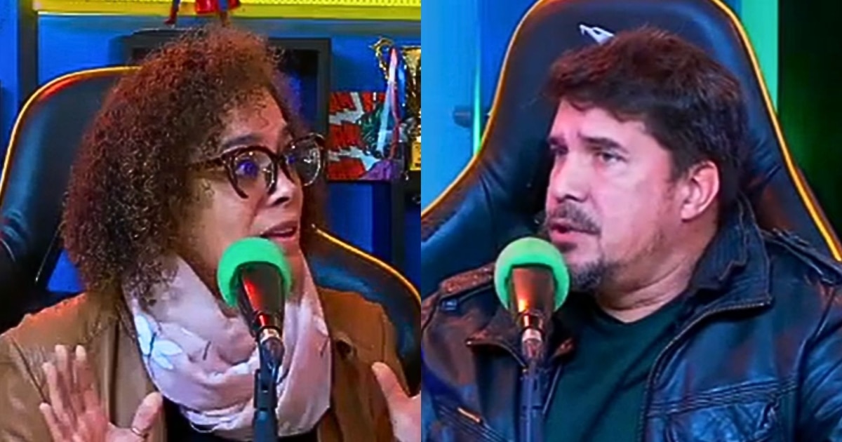 Ebelin Ortiz y Gabriel Calvo protagonizan tensa discusión por diferencias políticas: “Es un imbécil”