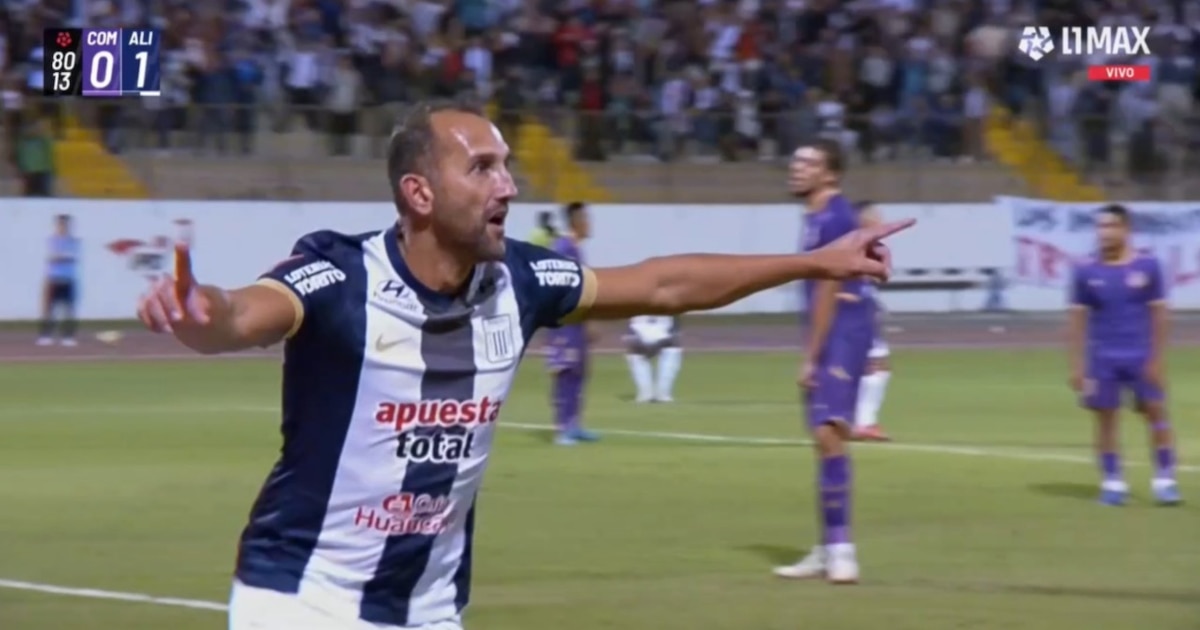 Gol de Hernán Barcos tras error del rival en Alianza Lima vs Comerciantes Unidos por Liga 1 2025