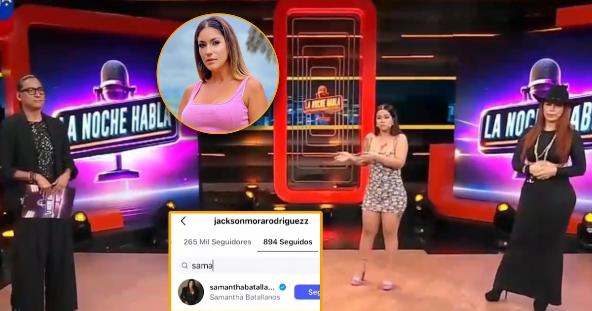 Tilsa Lozano abandona set tras enterarse en vivo que Jackson Mora sigue a Samantha Batallanos: “La mochila que tiene que cargar”
