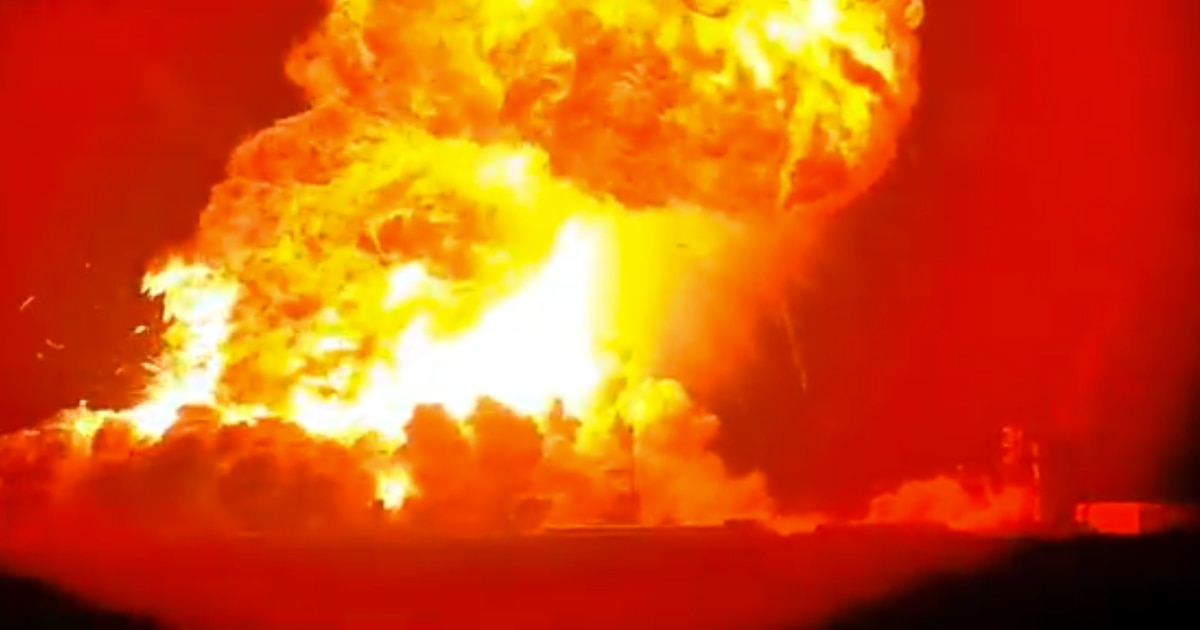 Un cohete de SpaceX explotó durante una prueba de encendido: no se reportaron heridos