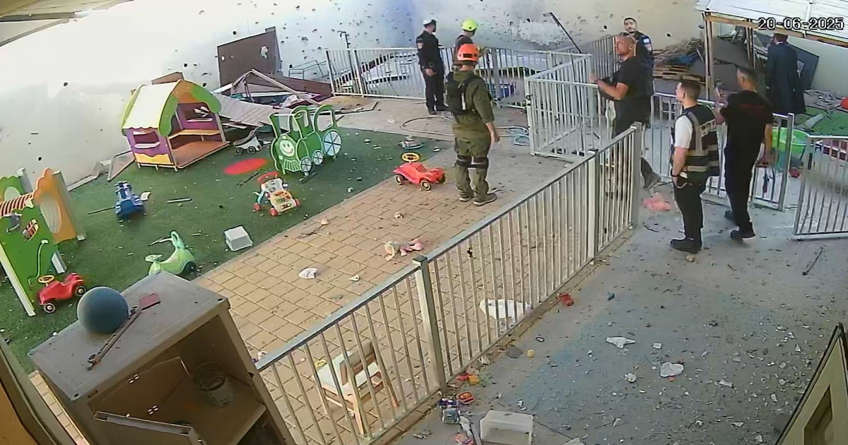 Un misil iraní destruyó parte de un jardín de infantes en el sur de Israel