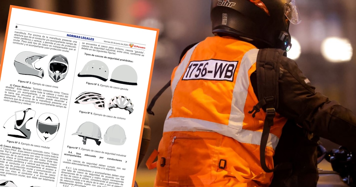 Oficializan nuevas especificaciones técnicas para cascos y chalecos de motociclistas: conoce todos los detalles y plazos