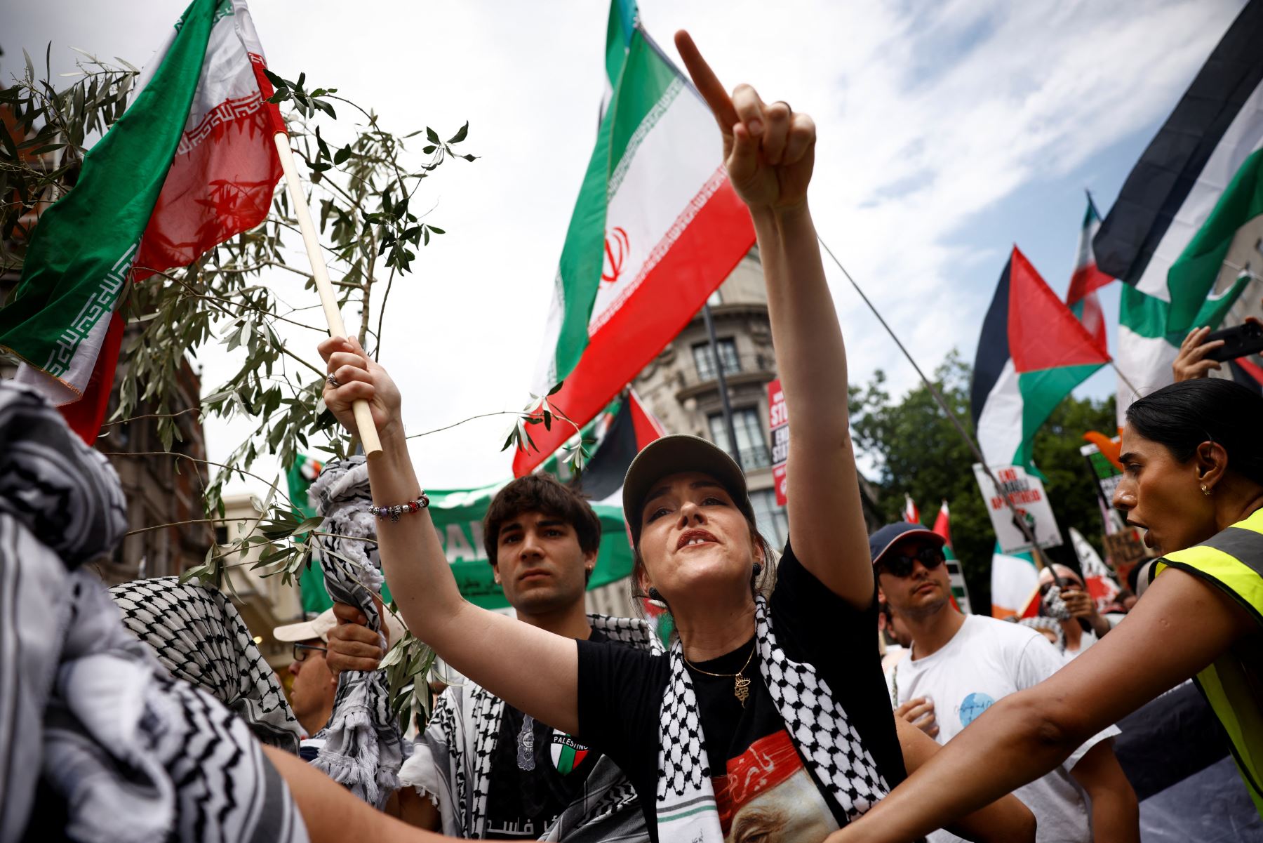 Decenas de miles de manifestantes en Londres y Berlín en apoyo a Gaza